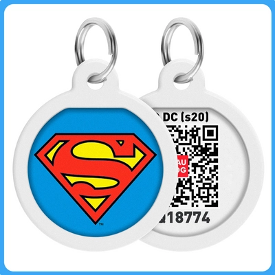 Smart ID biléta nyakörvre 2,5cm - Superman