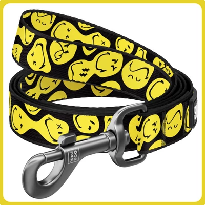 WAUDOG póráz - Black smileys