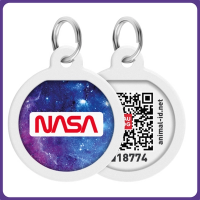 Smart ID biléta nyakörvre 2,5cm - NASA21