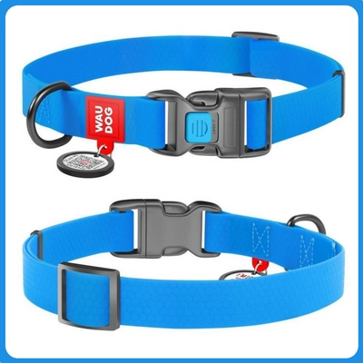 WAUDOG vízálló nyakörv smart ID bilétával - kék
