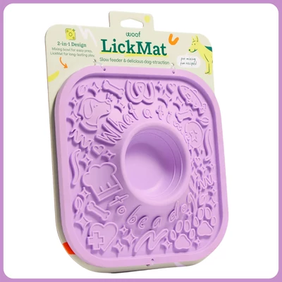 Woof LickMat nyalogató szőnyeg - lila