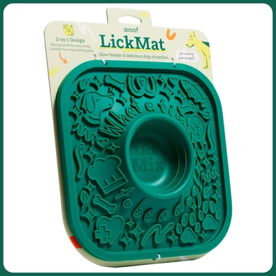 Woof LickMat nyalogató szőnyeg - zöld
