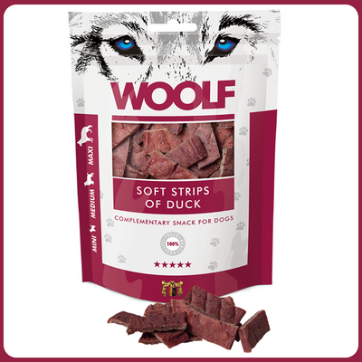 Woolf kacsahús puha darabok 100g