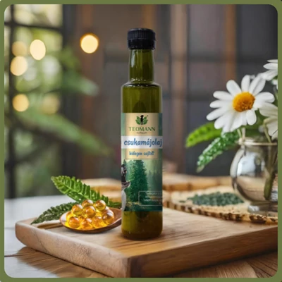 Teomann Hidegen sajtolt Csukamájolaj 250ml