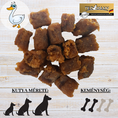 Teomann Szárított Kacsahús Soft Mini kockák 125g