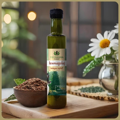 Teomann hidegen sajtolt lenmag olaj 250ml