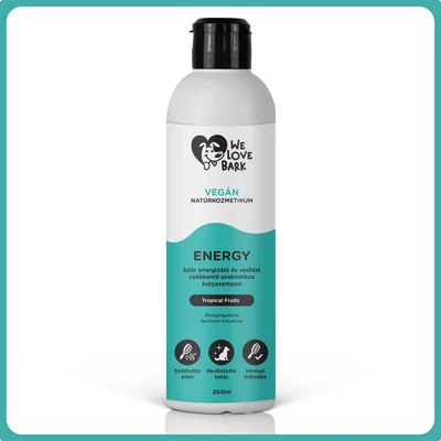 Energy vedlés csökkentő prebiotikus kutyasampon 250ml - We Love Bark