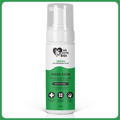 Medi Skin Gyógyhatású Fül-Bőr-Redő és Szemkörnyékápoló hab 175ml - We Love Bark