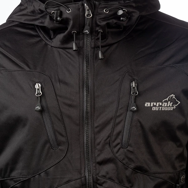 Arrak Outdoor Akka Softshell női kabát - fekete