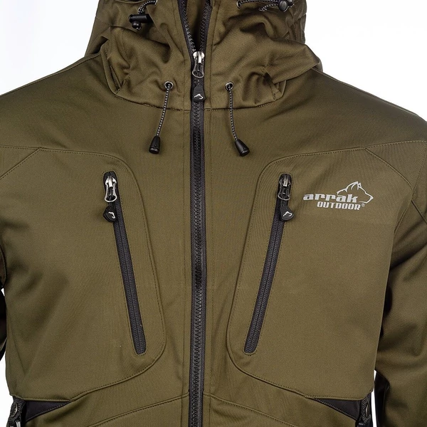 Arrak Outdoor Akka Softshell férfi kabát - Olivazöld