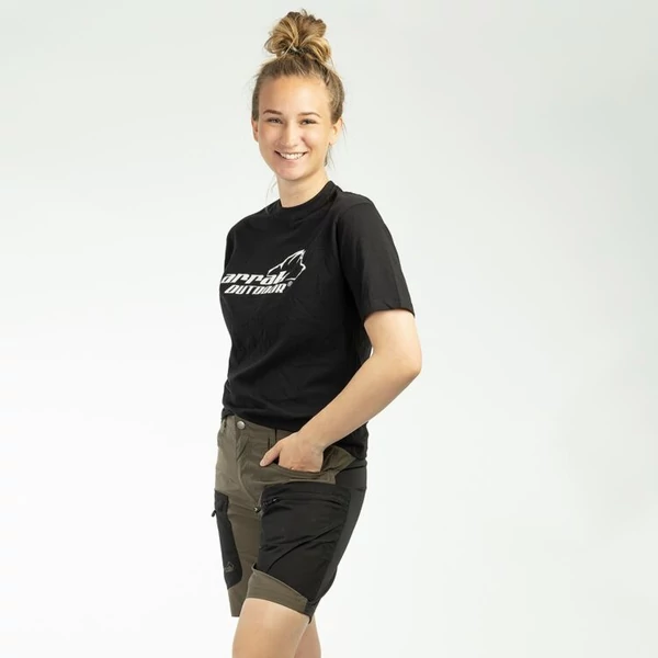 Arrak Outdoor Active stretch női rövidnadrág - barna