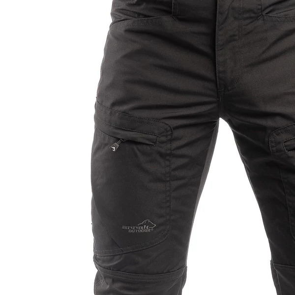 Arrak Outdoor Active stretch férfi nadrág - fekete 