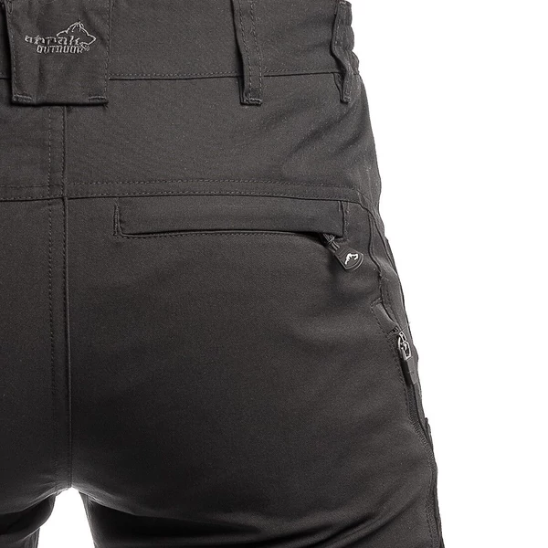 Arrak Outdoor Active stretch férfi nadrág - fekete 