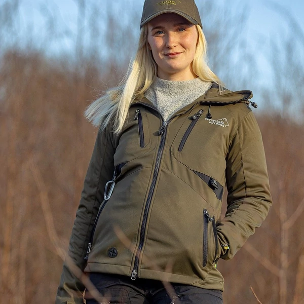 Arrak Outdoor Akka Softshell női kabát - Olivazöld