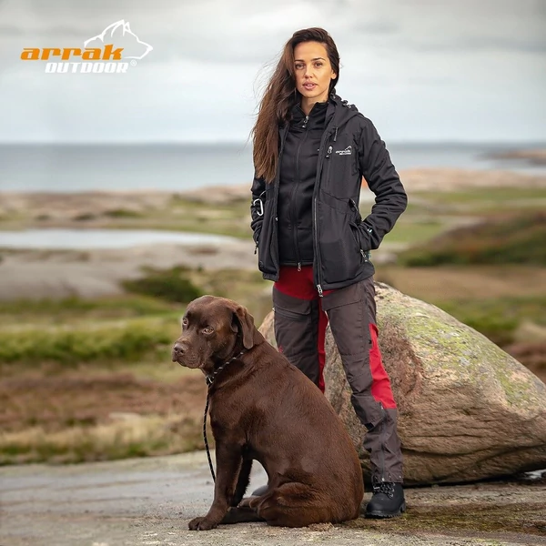 Arrak Outdoor Akka Softshell női kabát - fekete