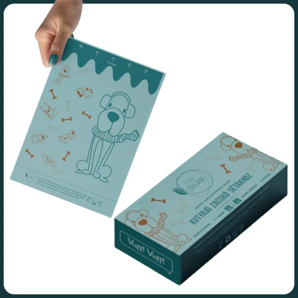 Bag Organi - növényi alapú, lebomló kakizacsi Mint 1 tekercs