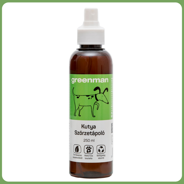 Probiotikumos bőr- és szőrápoló spray kutyáknak 250 ml, Greenman