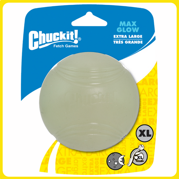 CHUCKIT Max Glow Fluoreszkáló labda (XL)