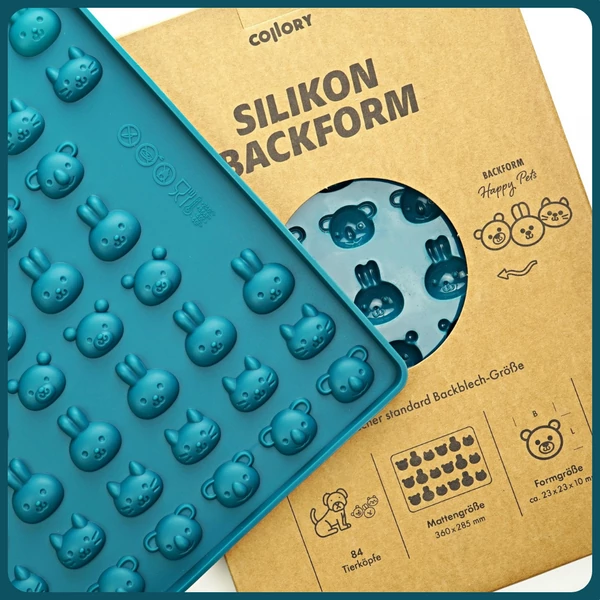 Collory Happy Pets szilikonforma - Petrol