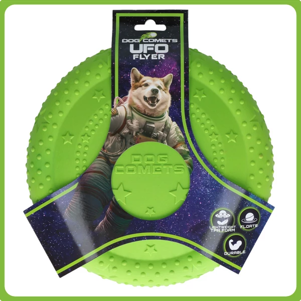 Dog Comets UFO flyer - zöld