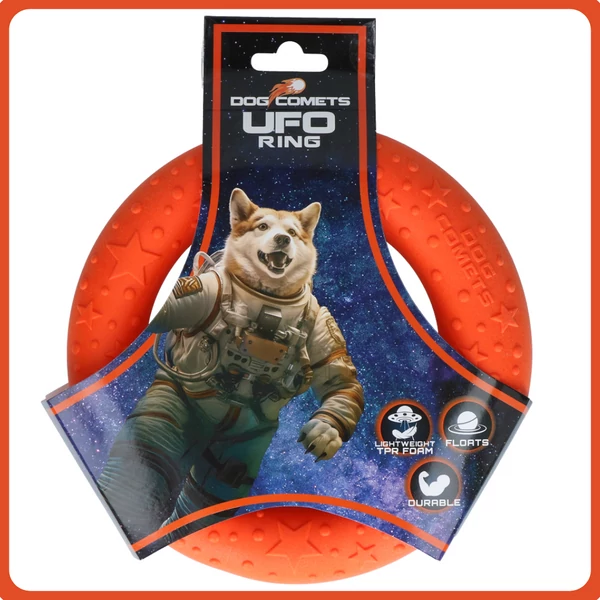 Dog Comets UFO ring - narancs