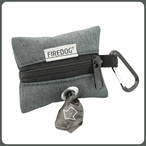 Firedog mini softshell kakizacsi tartó - sötét szürke