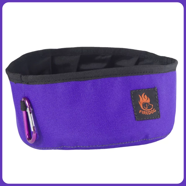 FIREDOG Click & Go utazótál 1 liter - lila