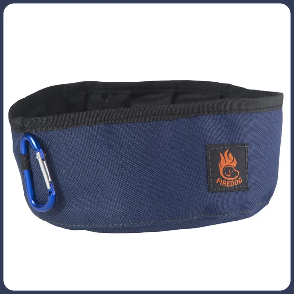 FIREDOG Click & Go utazótál 1 liter - sötét kék