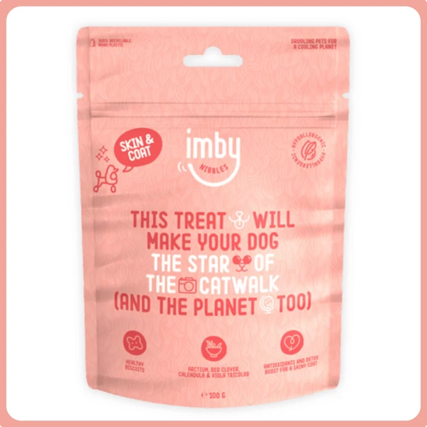 IMBY Skin & Coat funkcionális snack (bőr és szőr) 100g