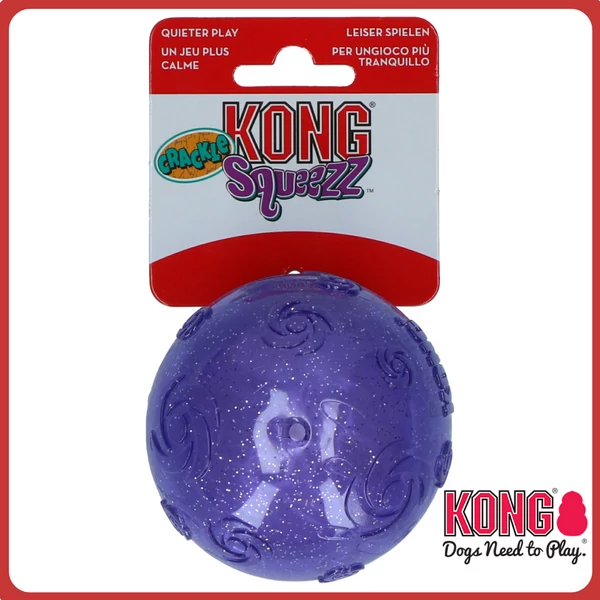Kong Squeezz Crakle labda (L)