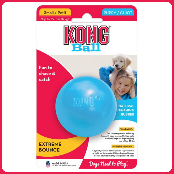 KONG Puppy labda (S) kék