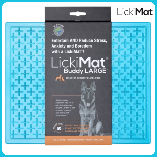 LickiMat® Classic Buddy™ Large - kék