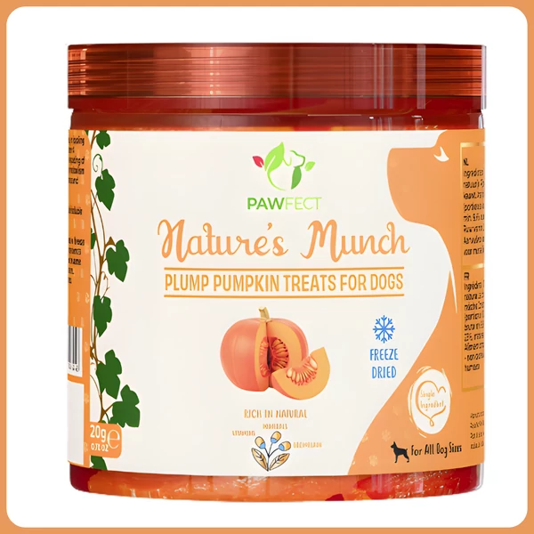 Pawfect Nature's Munch fagyasztva szárított sütőtök