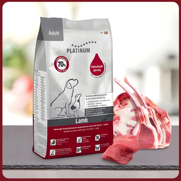 Platinum Adult Lamb + Rice / Kutyatáp bárányhúsból 1,5 kg