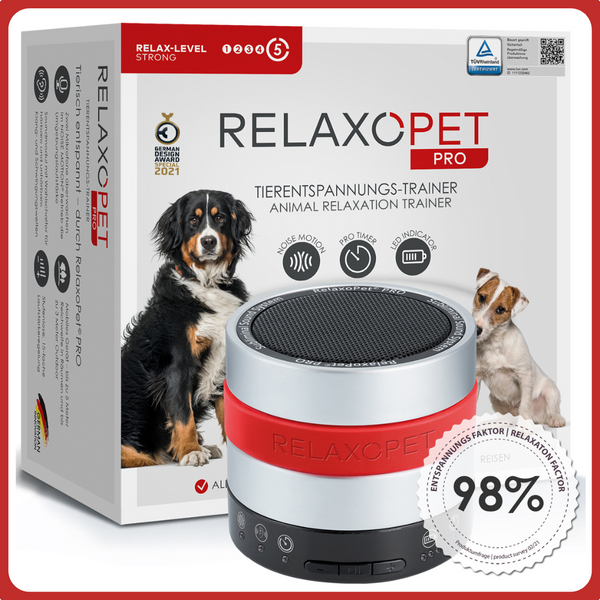 RelaxoPet PRO nyugtató, szorongás csökkentő relaxációs készülék kutyáknak
