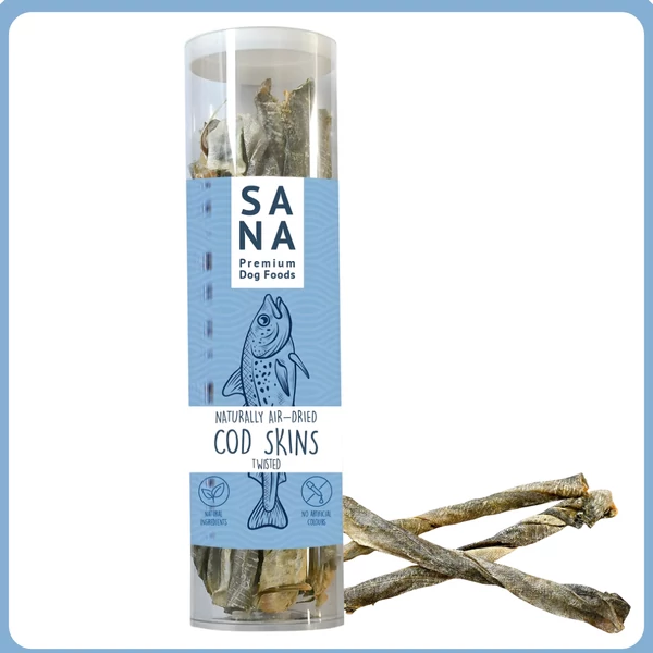 Ropogós csavart tőkehalbőr 150g - SANA