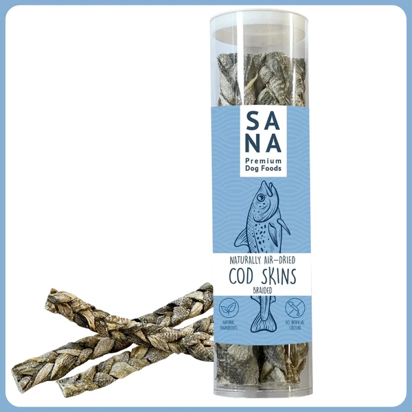 Ropogós, fonott tőkehalbőr 250g - SANA