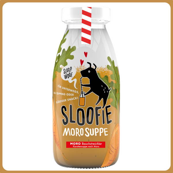 SLOOFIE Bio Moro Soup - A pocak kényeztetésére (Sárgarépa) 250ml