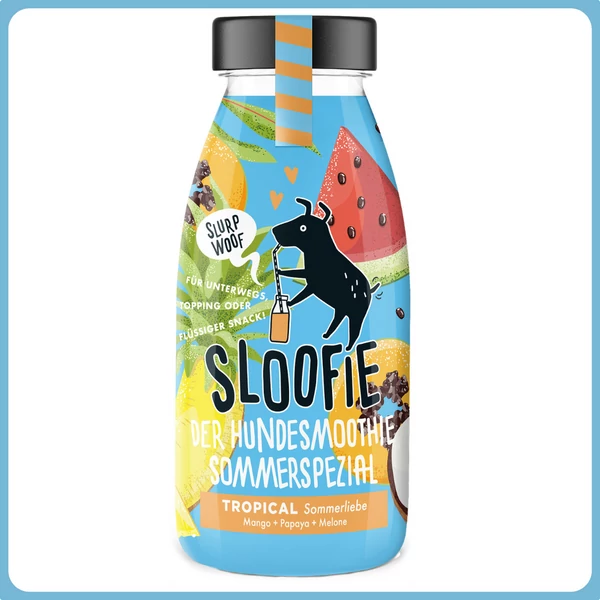SLOOFIE Tropical -  A nyárimádó (Mangó, papaya, dinnye) 250 ml