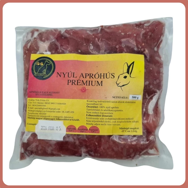 Nyúl apróhús prémium 500g - SDF