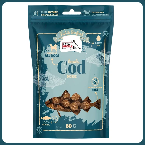 Syta Micha Fish & Seafood tőkehal jutalomfalat 80g