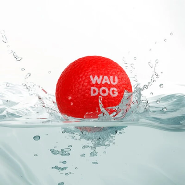 WAUDOG Fun Red Ball labda kutyáknak - 7 cm