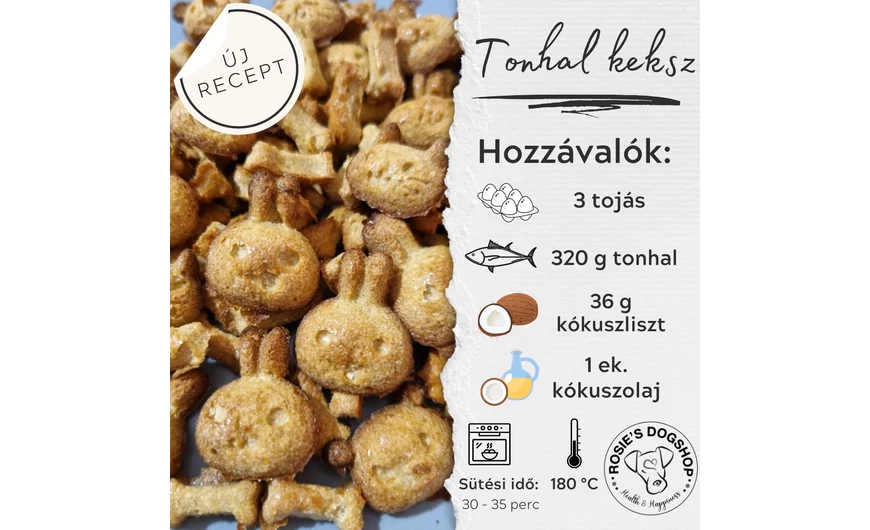 Tonhal keksz Collory szilikonformában